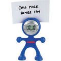 The Flex Man Digital Alarm Clock/Pen Holder